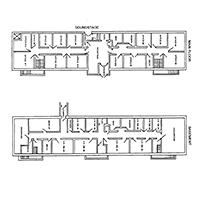 Film Alberta Studio Main Floor and Basement Floor Plans